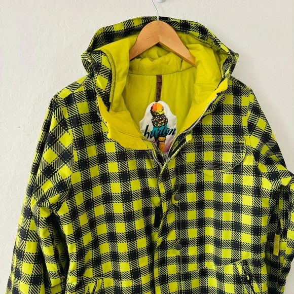 Burton Women’s Ski & Snowboard Vibrant Yellow Green Black Jacket Winter Coat M - Picture 2 of 8